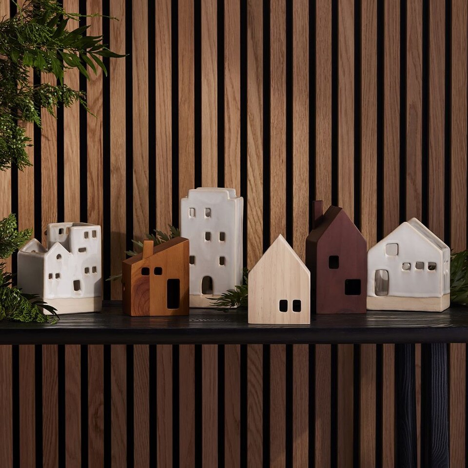 Village Tealight Candleholders