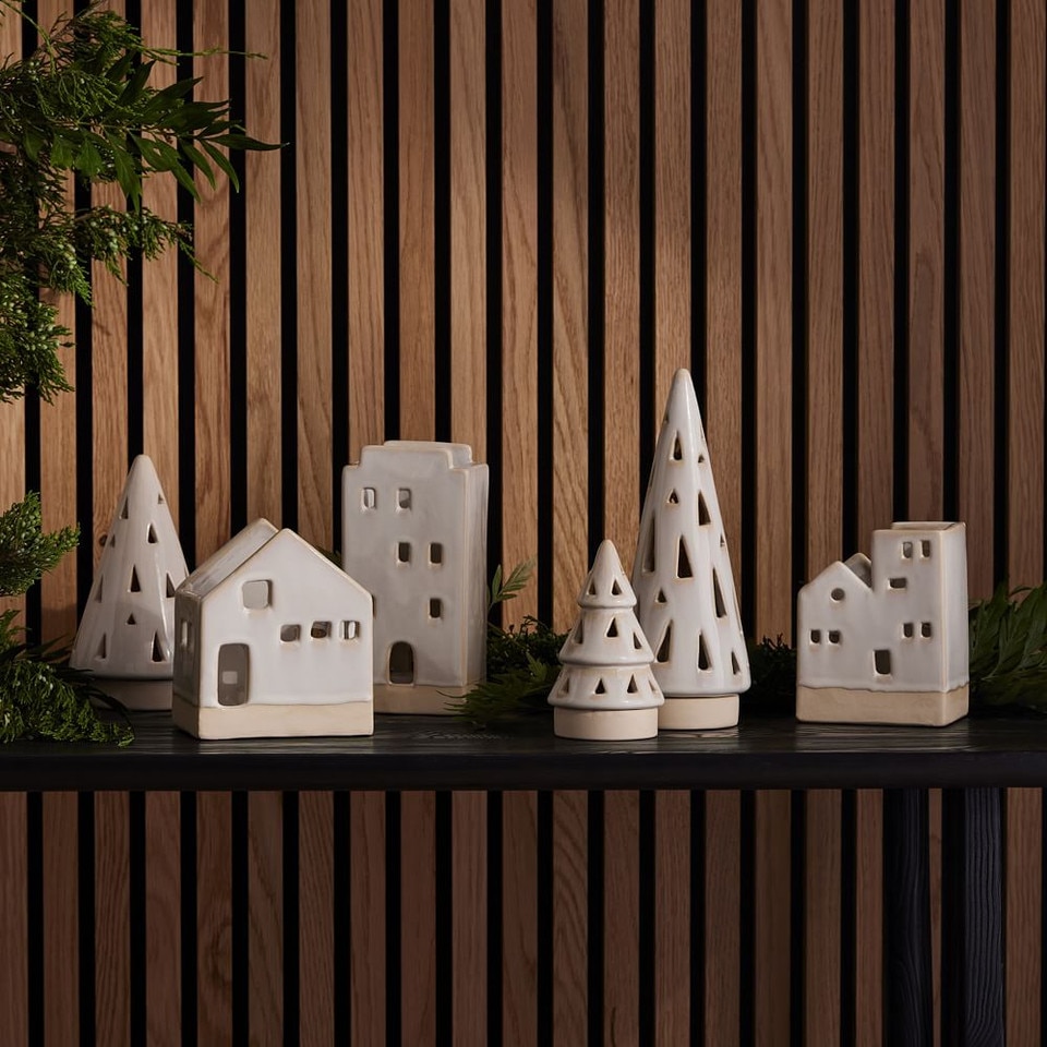 Village Tealight Candleholders