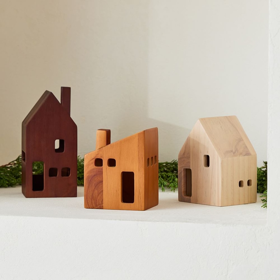 Village Tealight Candleholders