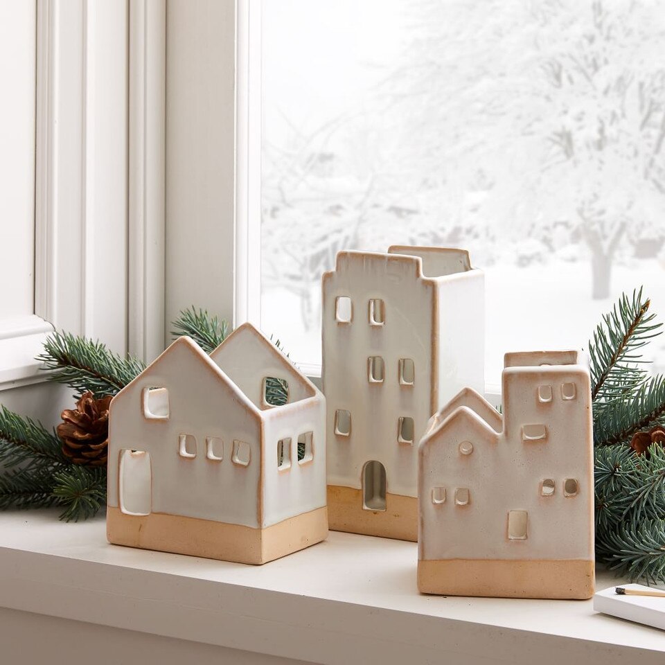 Village Tealight Candleholders