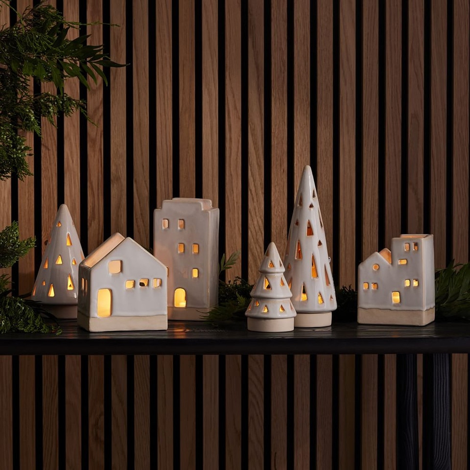 Village Tealight Candleholders