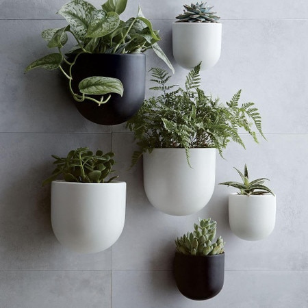 Ceramic Wallscape Planters West Elm United Kingdom Ceramic Wallscape Planters West Elm, Wall Mounted Garden Planters Uk