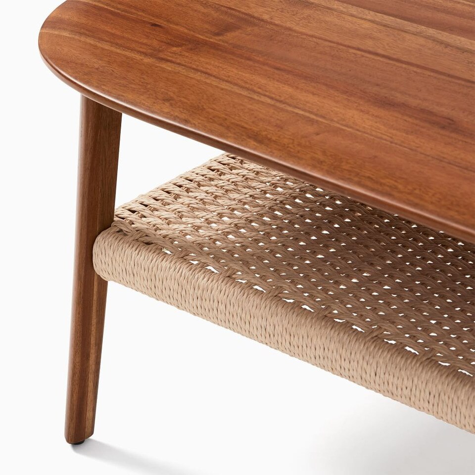 Chadwick Mid-Century Rectangle Coffee Table (122 cm)