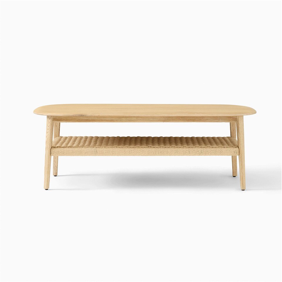 Chadwick Mid-Century Rectangle Coffee Table (122 cm)