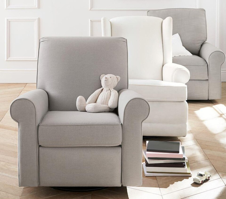 Small Charleston Swivel Recliner