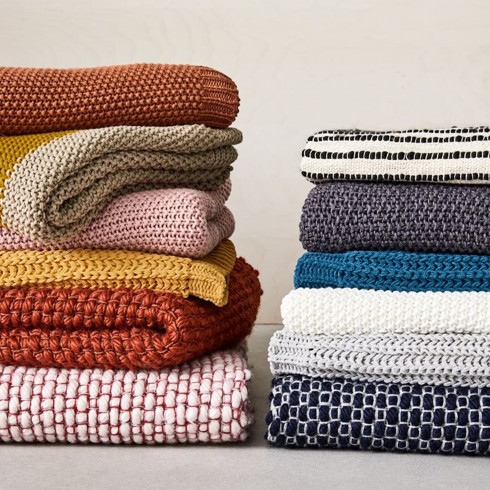 Chenille Rib Throw
