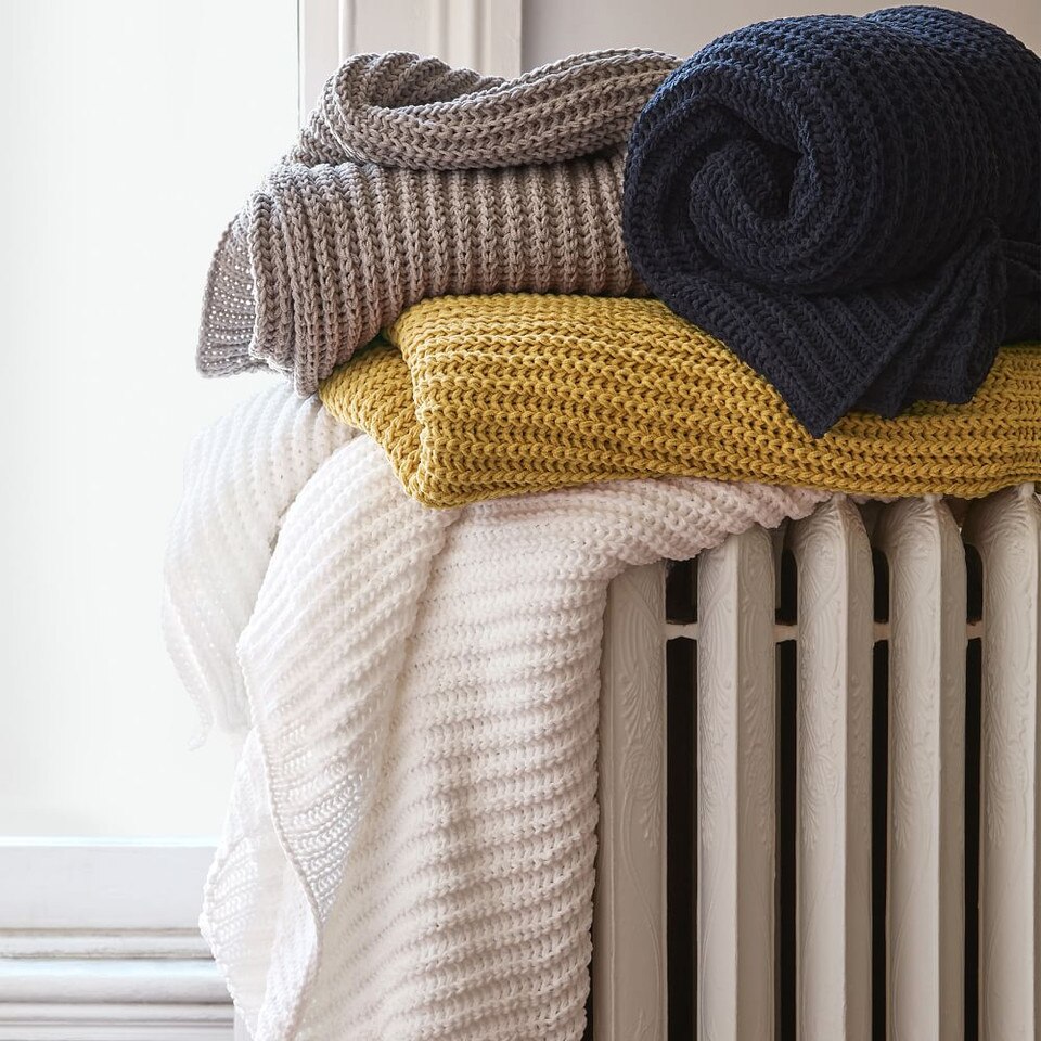 Chenille Rib Throw
