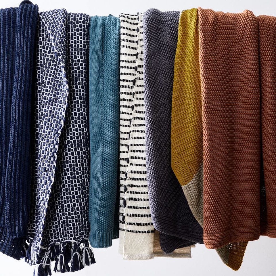 Chenille Rib Throw