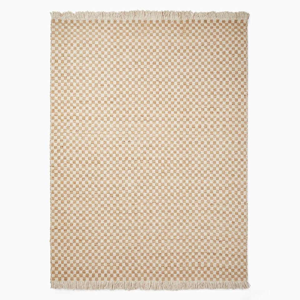Chess Weave Wool & Jute Rug