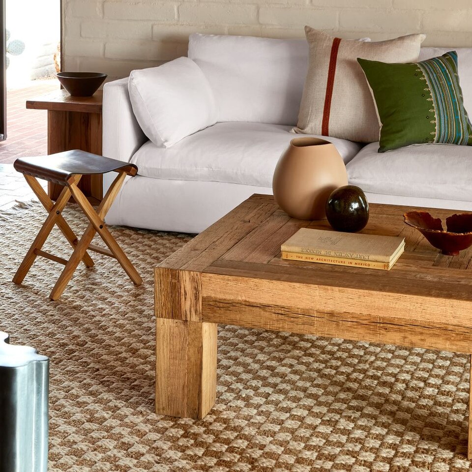 Chess Weave Wool & Jute Rug