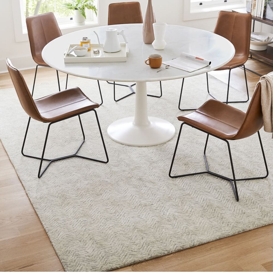 Chevron Shine Rug | West Elm UK