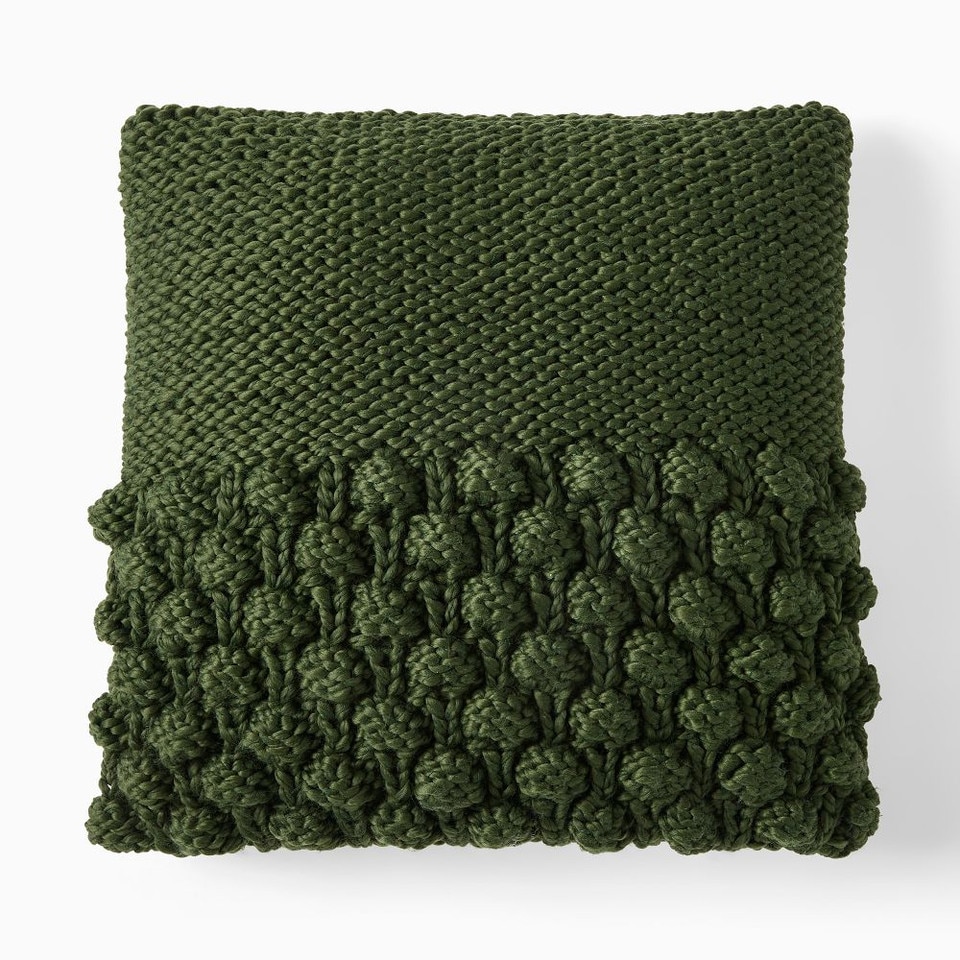Chunky Bobble Knit Cushion Cover