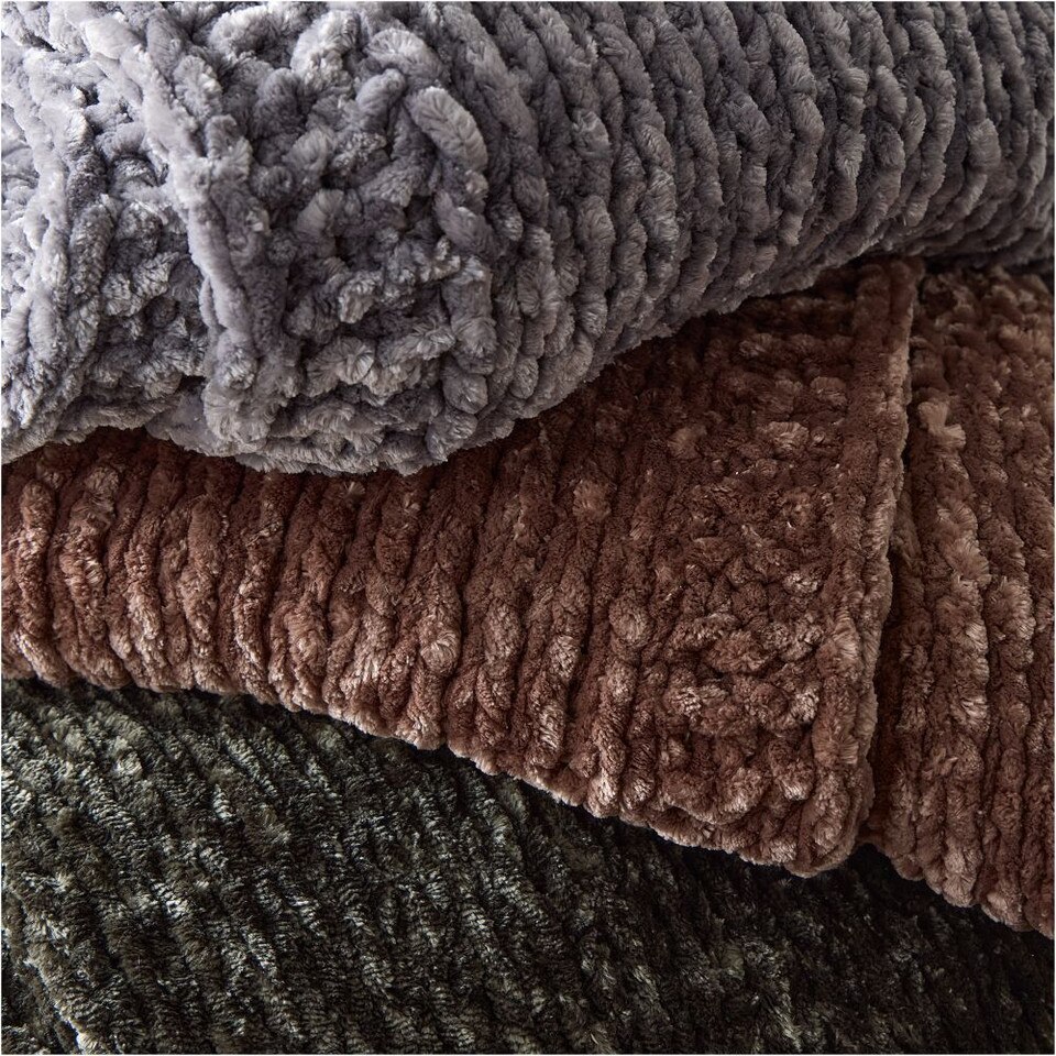 Chunky Luxury Chenille Throw