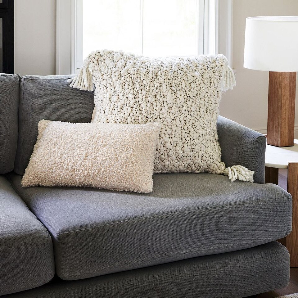 Chunky Marl Knit Cushion Cover