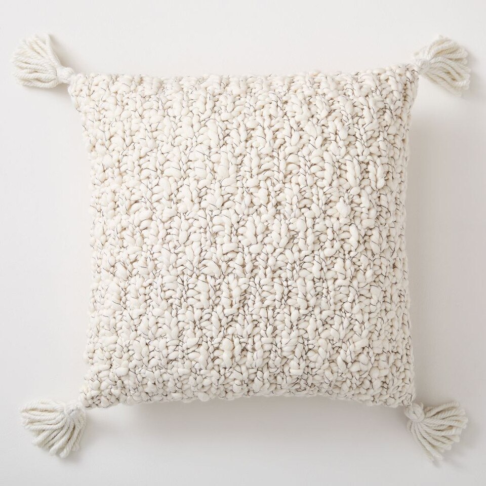 Chunky Marl Knit Cushion Cover