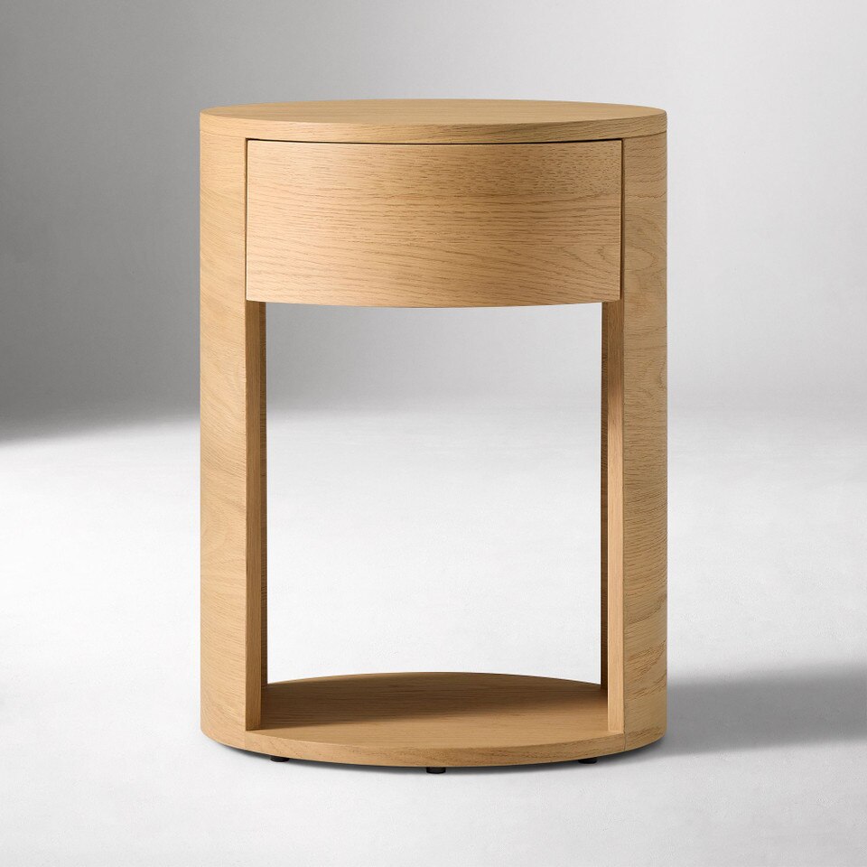 Claremont Round Bedside Table (38 cm)