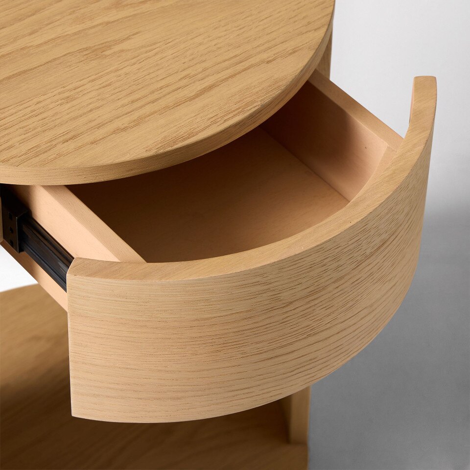 Claremont Round Bedside Table (38 cm)