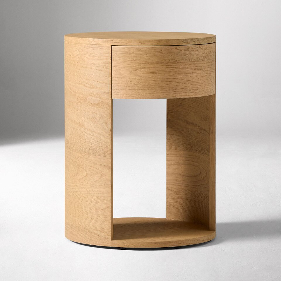 Claremont Round Bedside Table (38 cm)