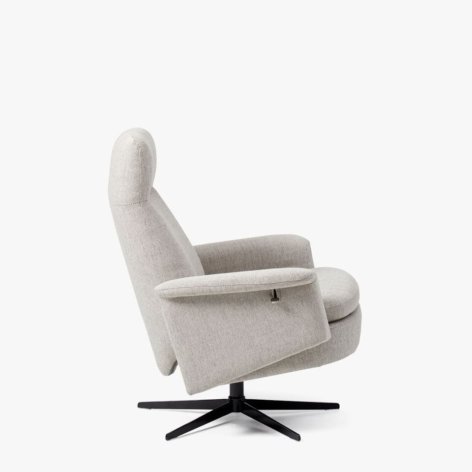 Crescent Swivel Reclining Armchair