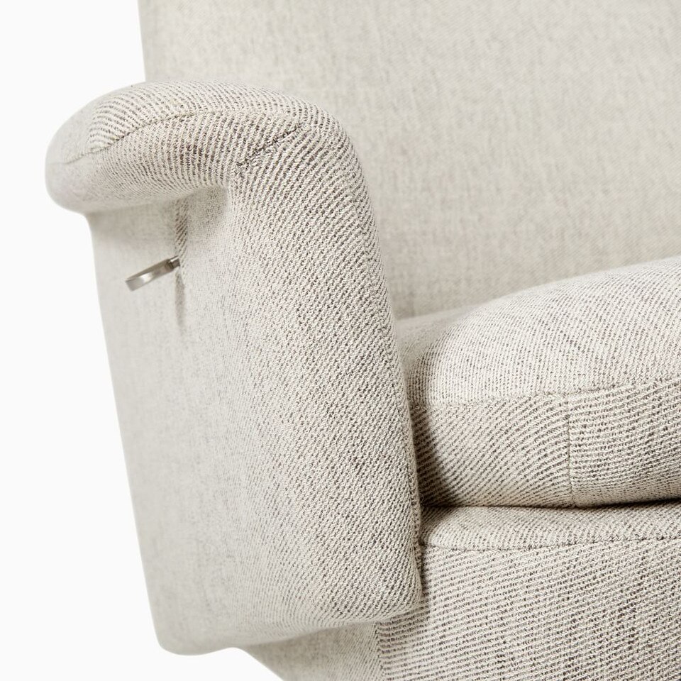 Crescent Swivel Reclining Armchair
