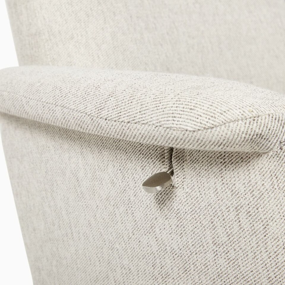 Crescent Swivel Reclining Armchair