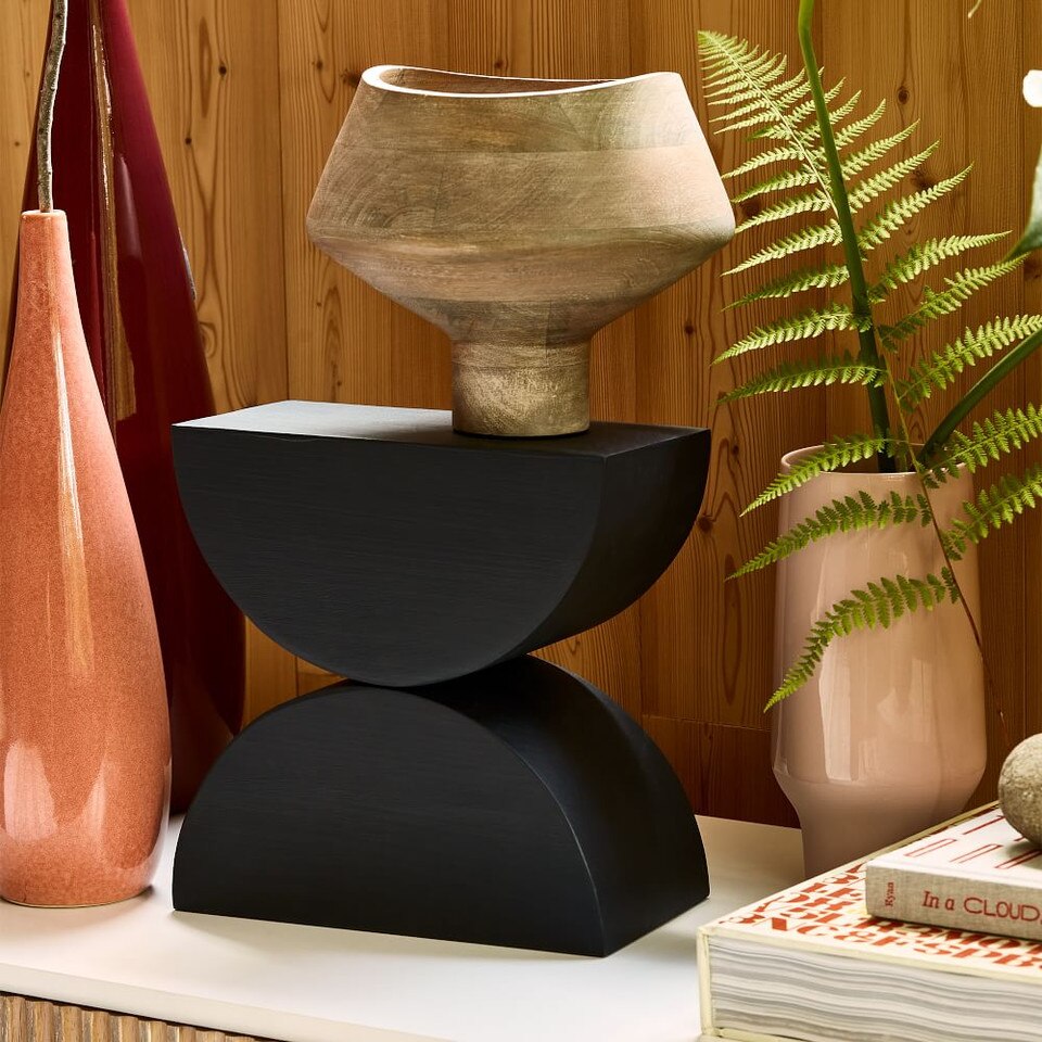 Coastal Natural Wood Bowls & Vases
