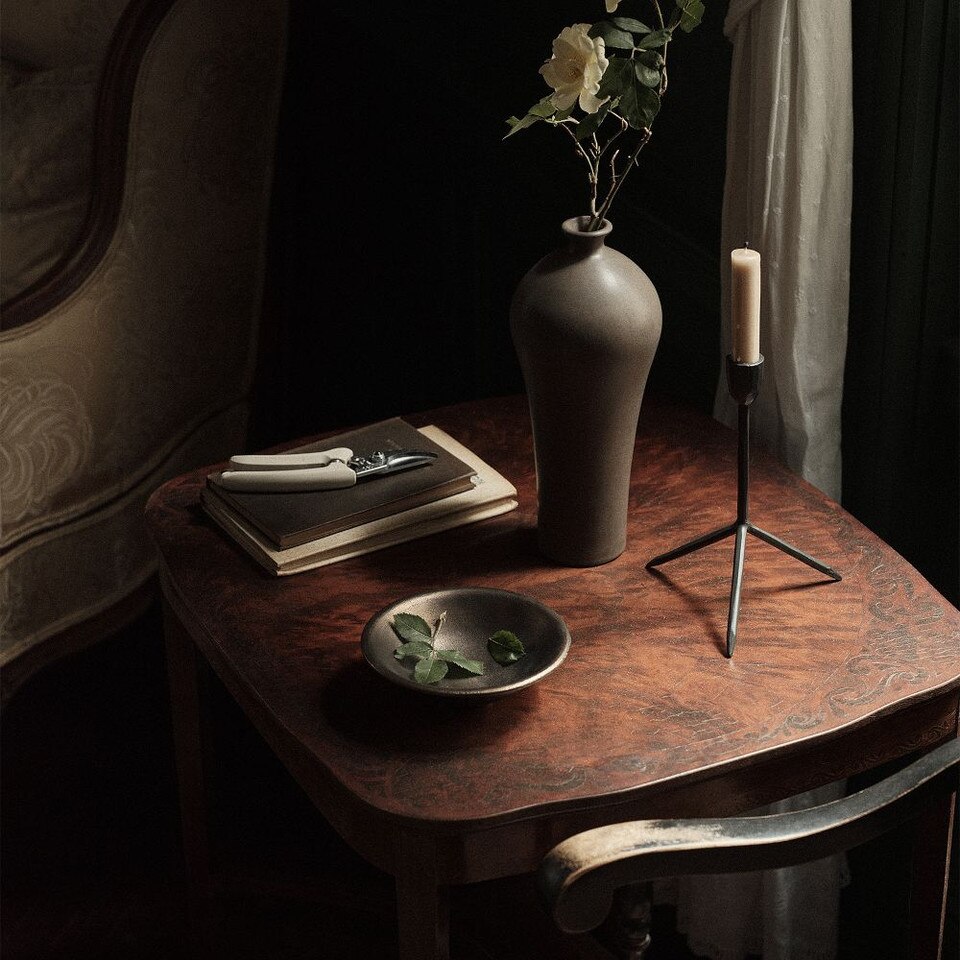Colin King Iron Taper Candle Holders