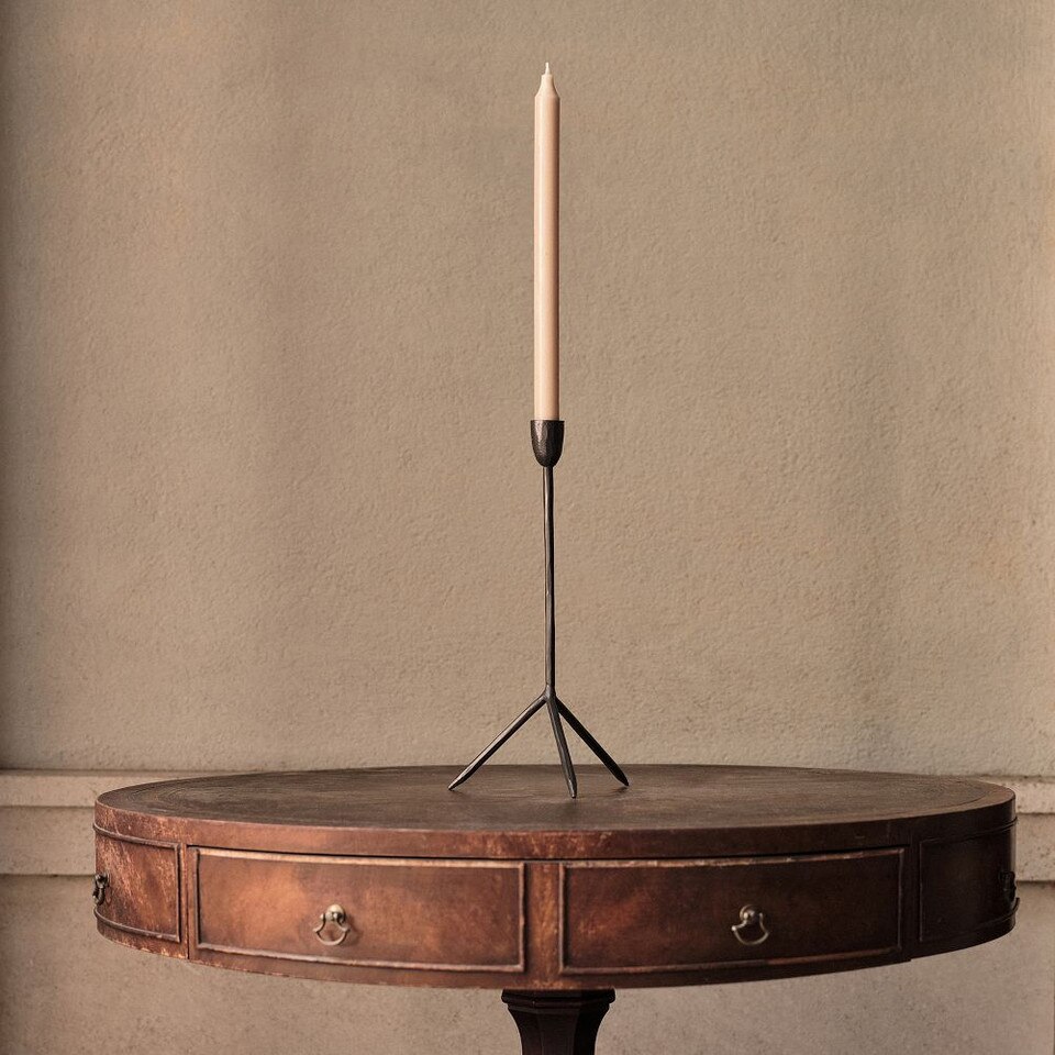 Colin King Iron Taper Candle Holders