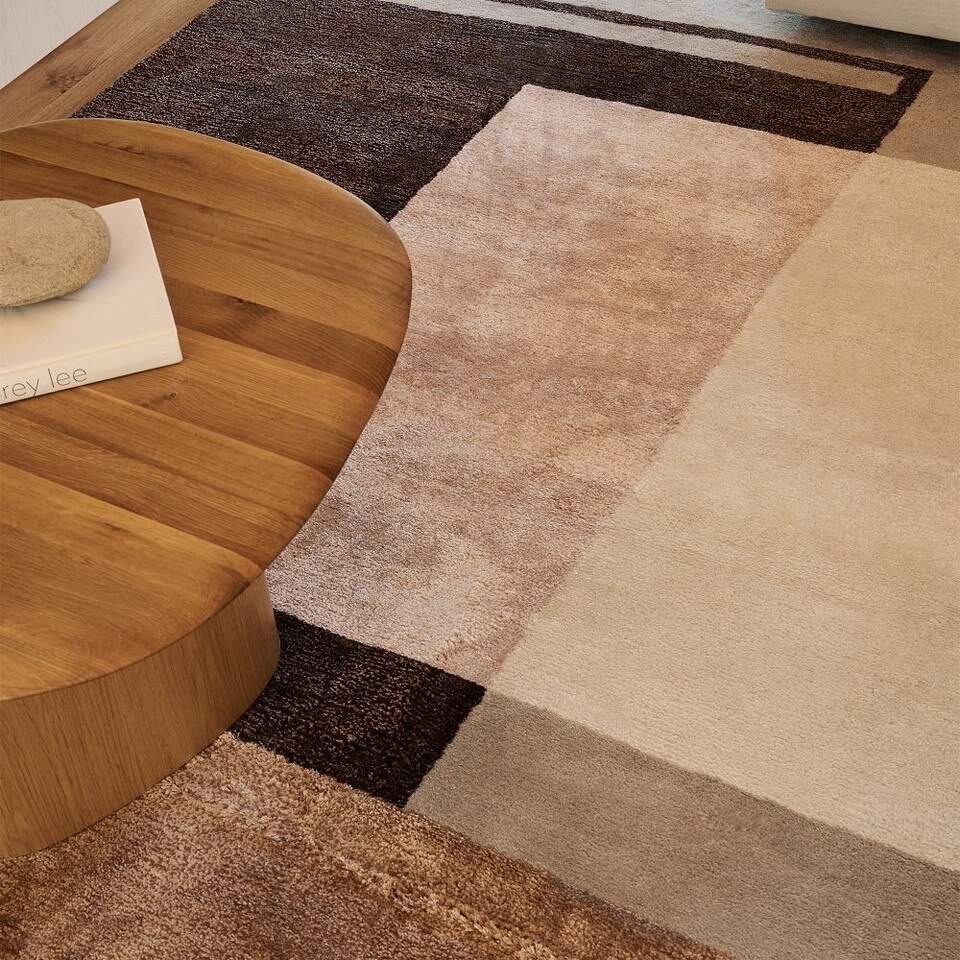 Colourblock Shine Rug