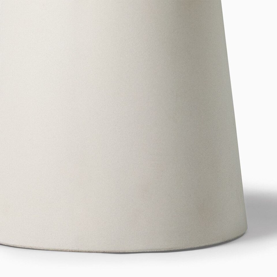 Concrete Garden Pedestal Round Side Table