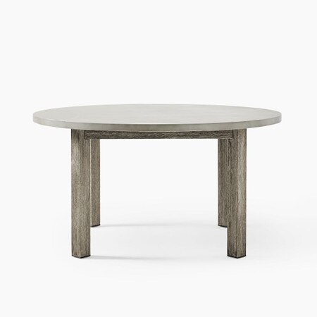 Concrete Outdoor Round Dining Table 60 Concrete Outdoor Round Dining Table 60, Round Outdoor Dining Tables Uk