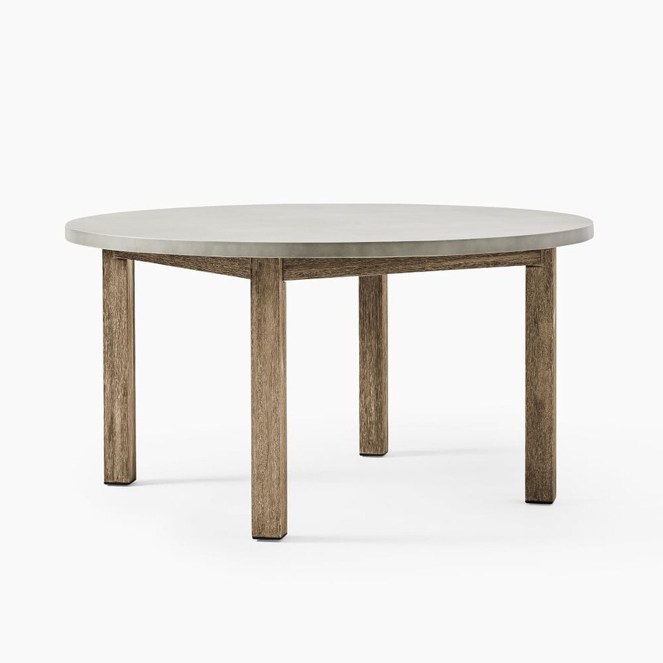 Concrete Outdoor Round Dining Table (152 cm)