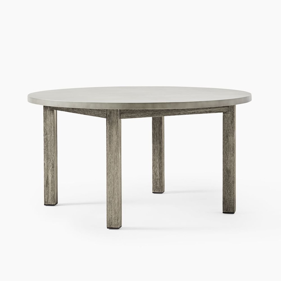 Concrete Outdoor Round Dining Table (152 cm)