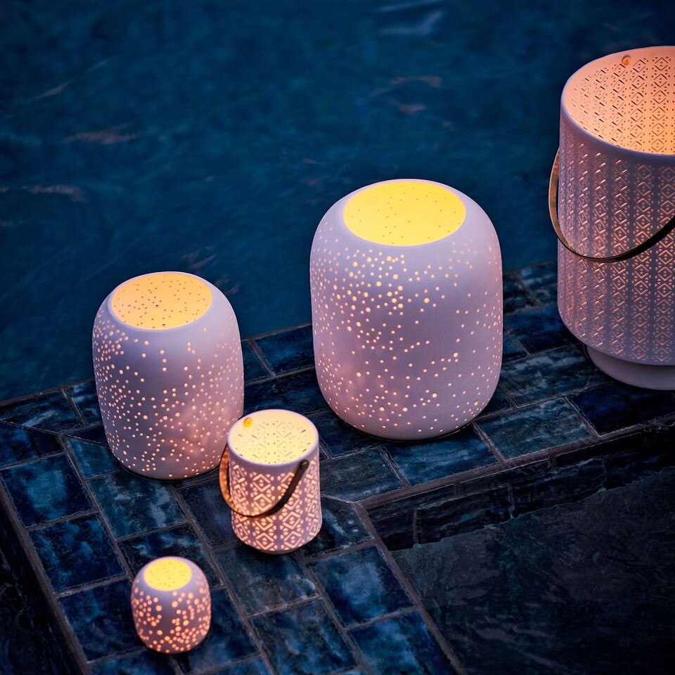 Pierced Constellation Hurricanes & Vases Collection