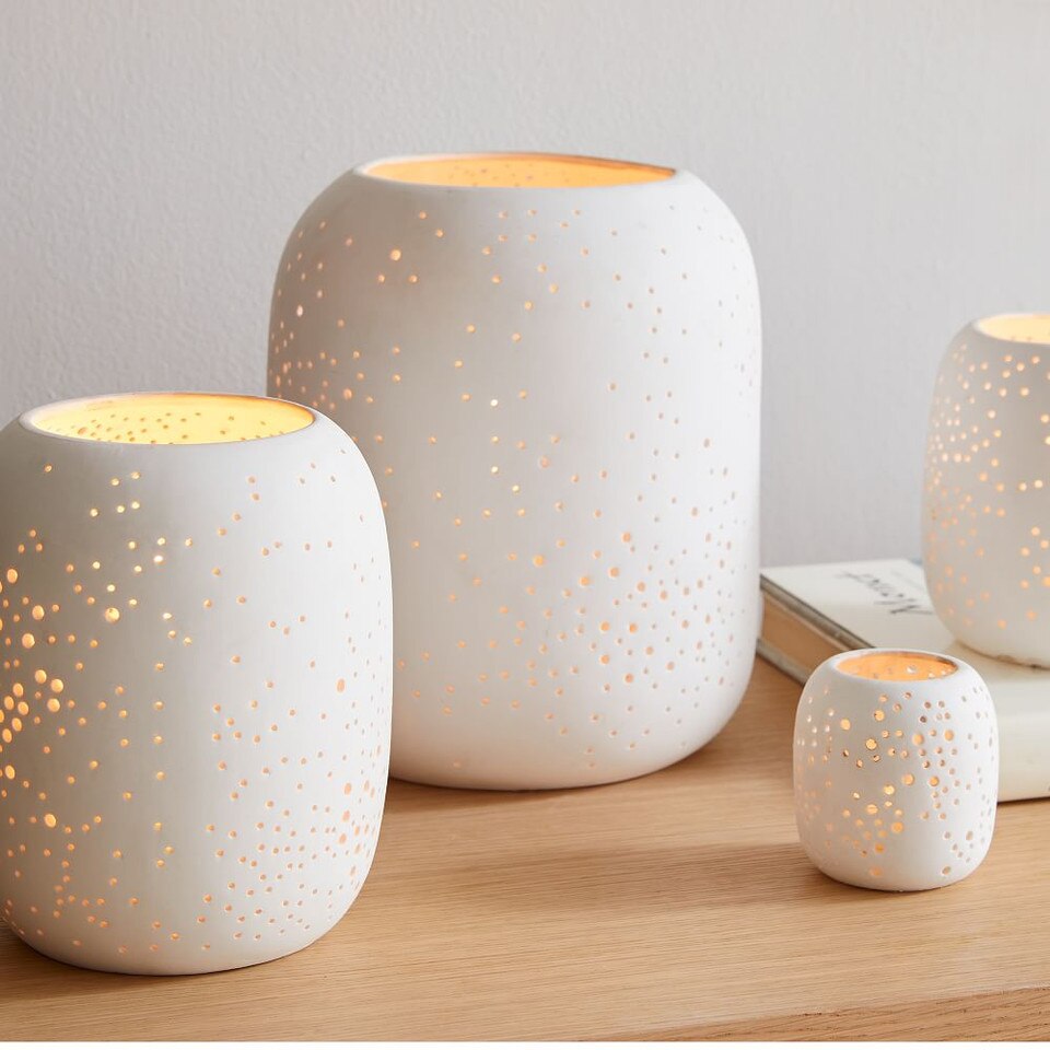 Pierced Constellation Hurricanes & Vases Collection