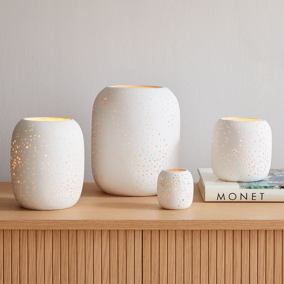 Pierced Constellation Hurricanes & Vases Collection
