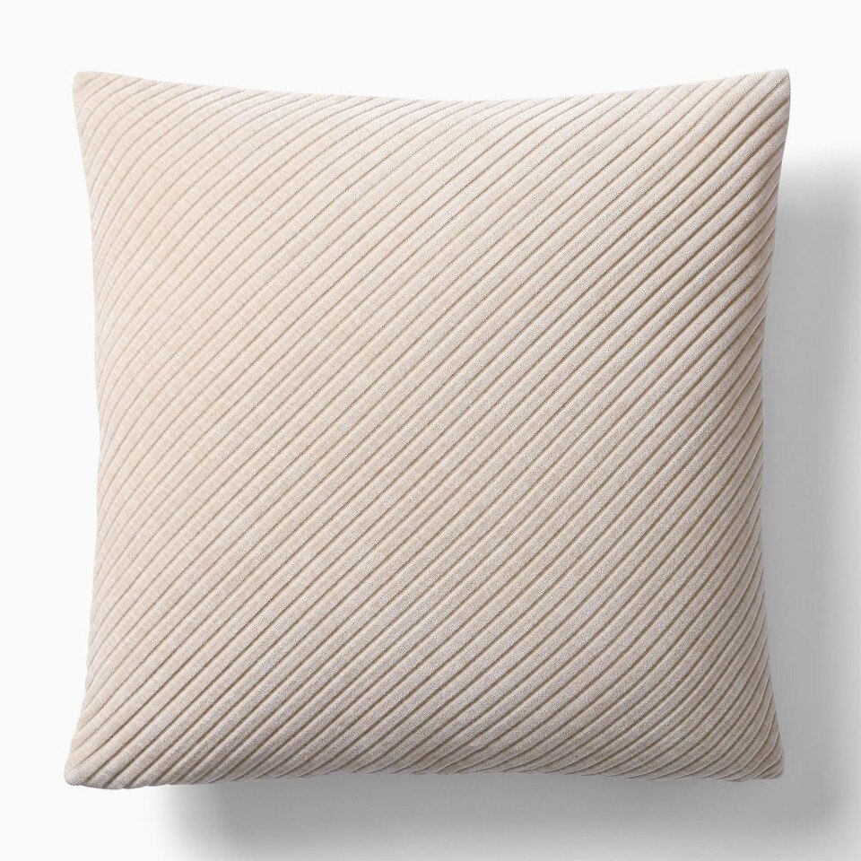 Corded Bias Velvet Cushion Cover
