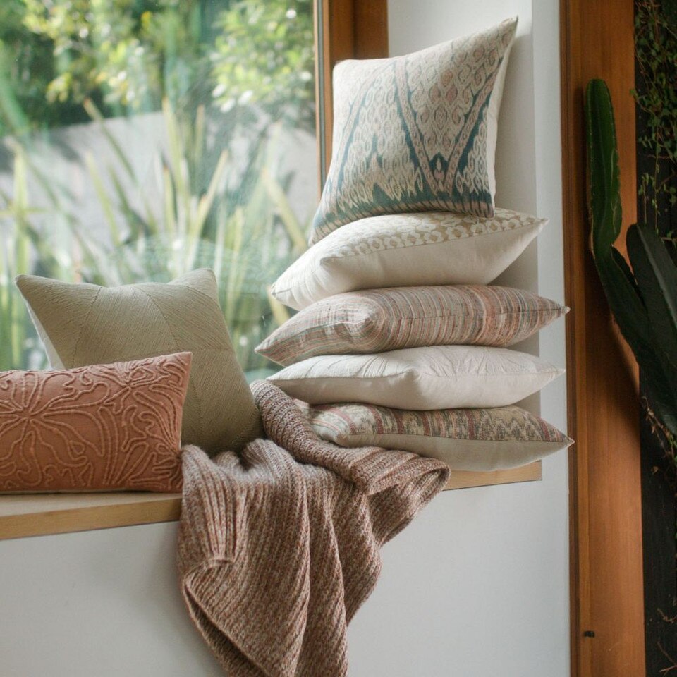 Corded Floral Cushion Cover
