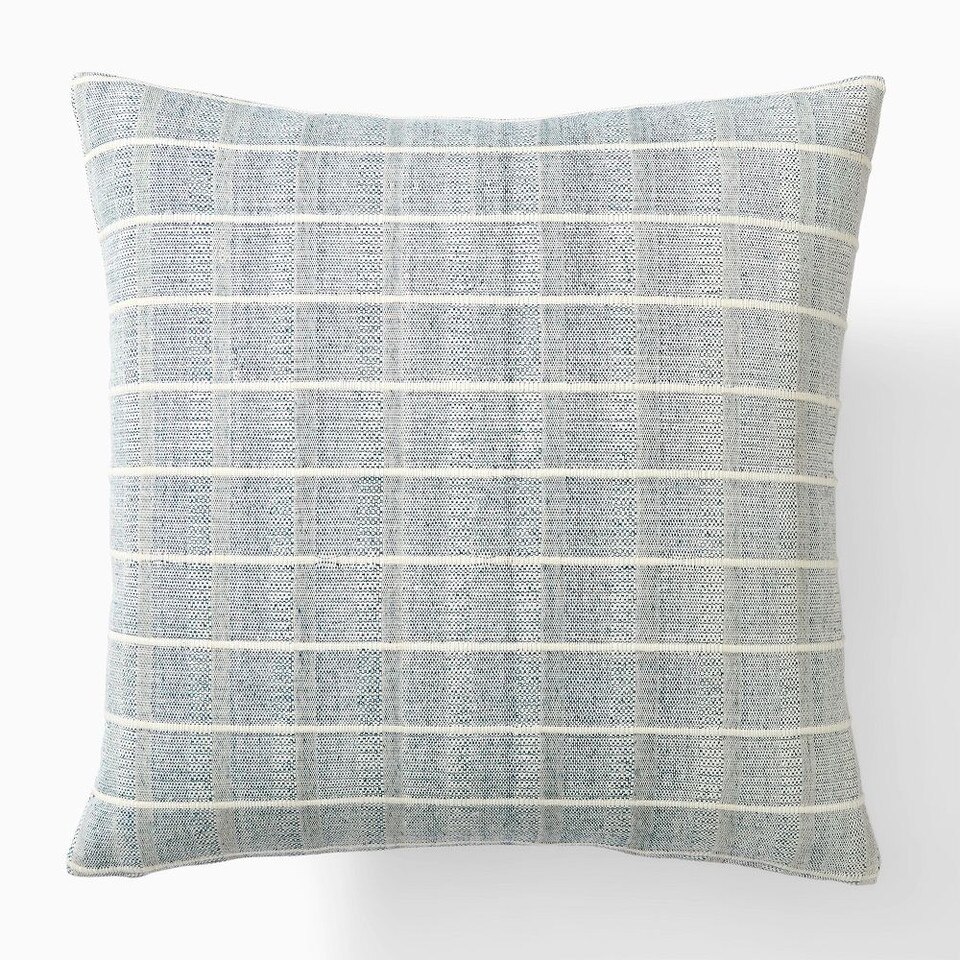 Corded Windowpane Cushion Cover