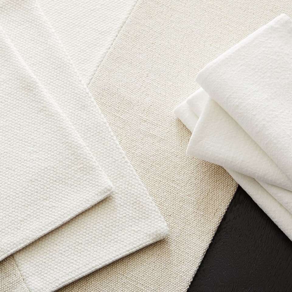 Cotton Canvas Table Linen Sets