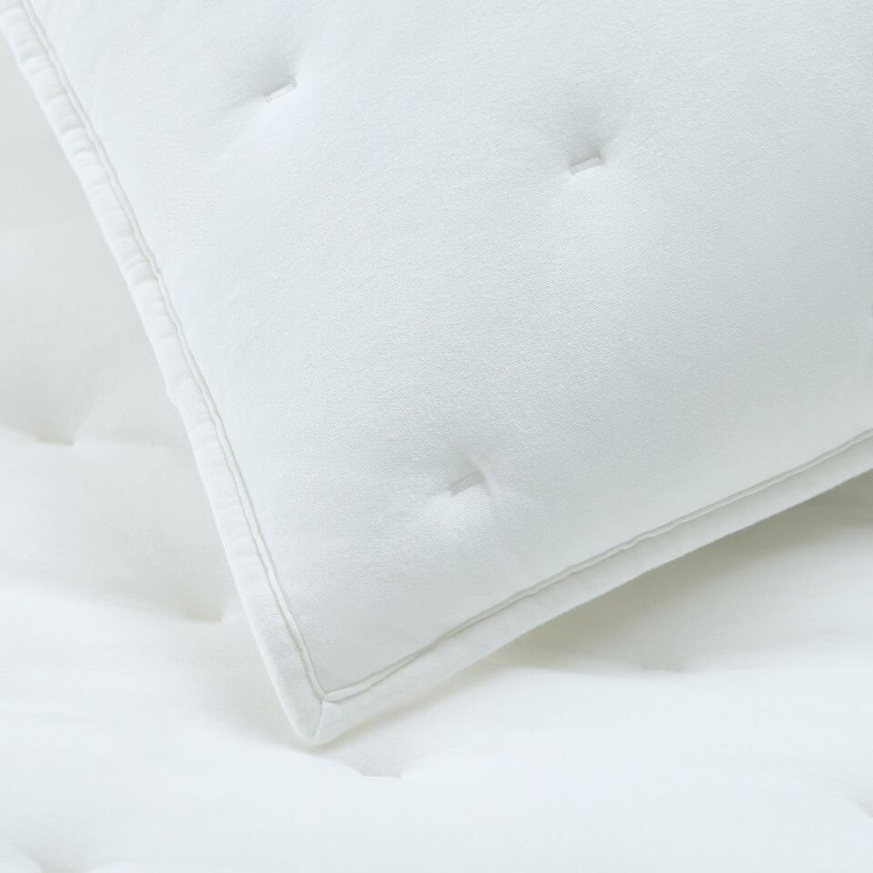 Cotton Cloud Jersey Tack Stitch Bedspread & Pillowcases