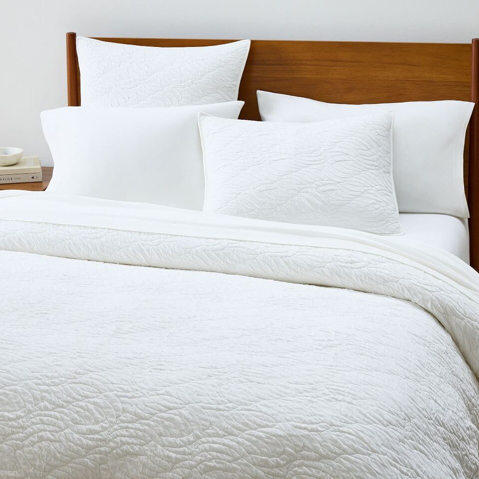 Cotton Cloud Jersey Wave Texture Duvet Cover & Pillowcases