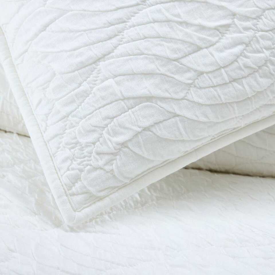 Cotton Cloud Jersey Wave Texture Duvet Cover & Pillowcases