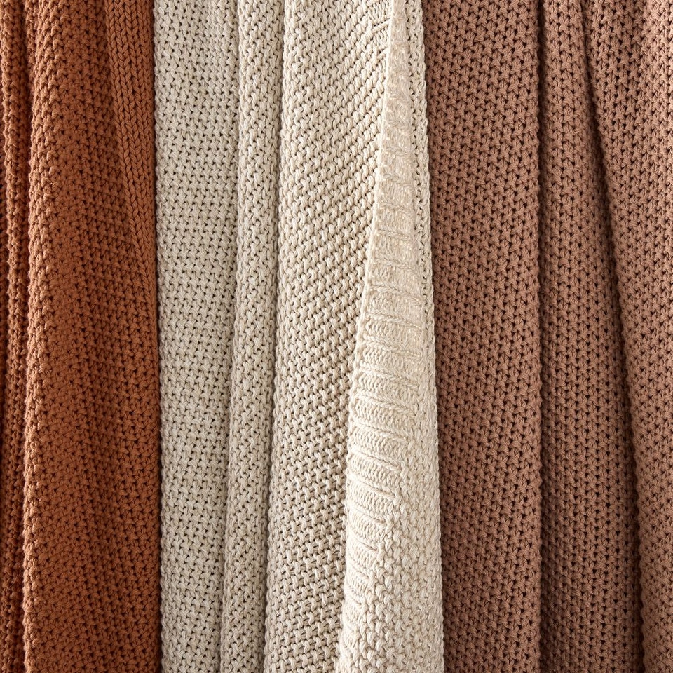 Cotton Knit Throws