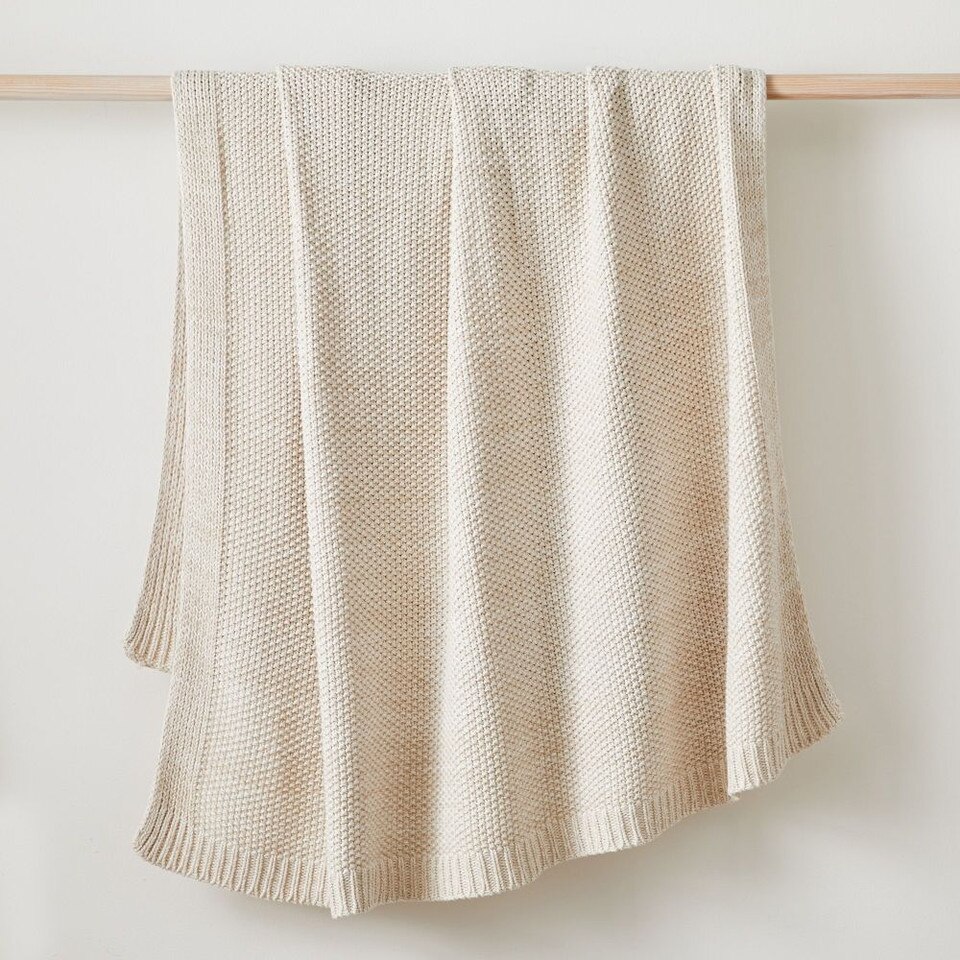 Cotton Knit Throws