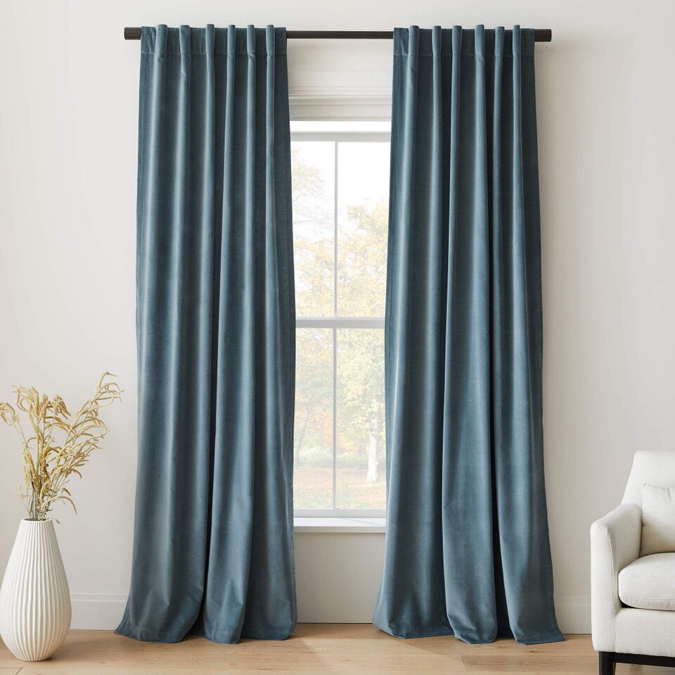 Cotton Velvet Blackout Curtain