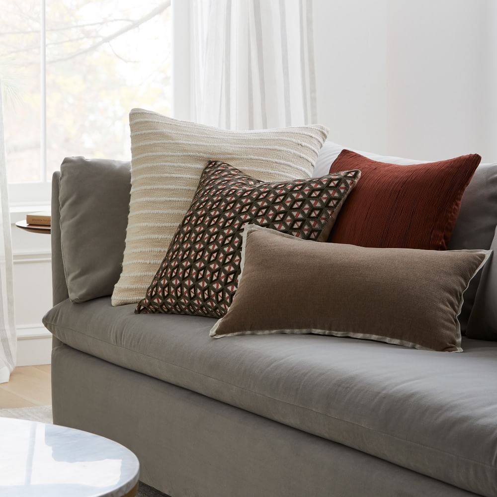 cotton velvet cushion cover