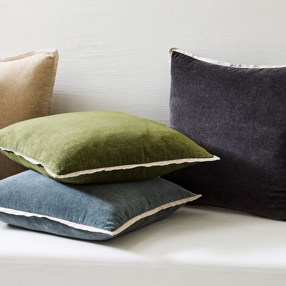Classic Cotton Velvet Cushion Cover