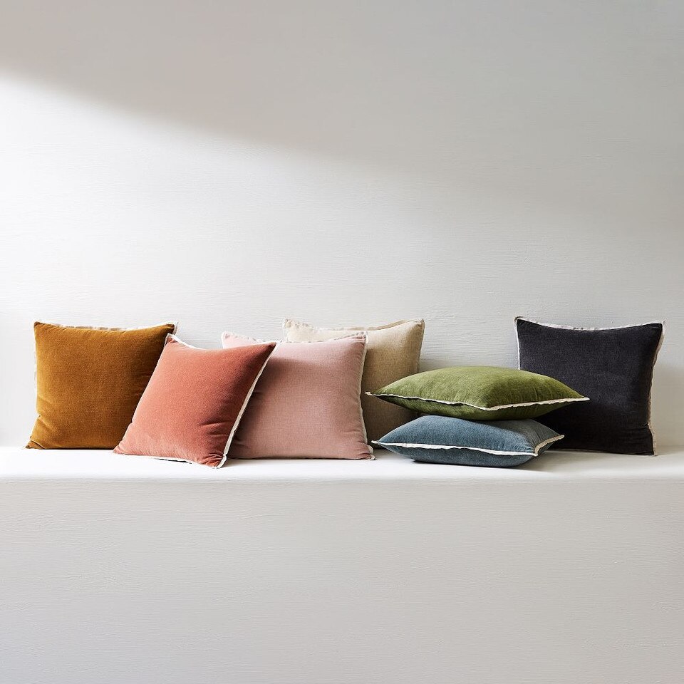 Classic Cotton Velvet Cushion Cover