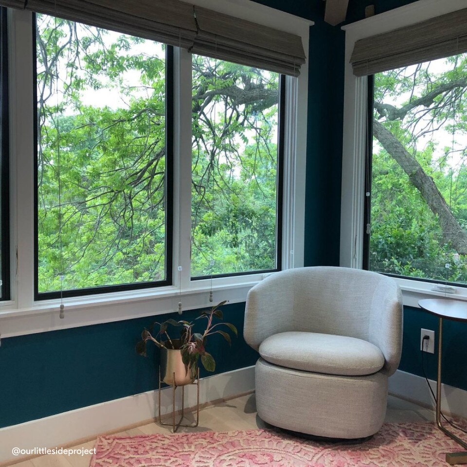 Crescent Swivel Armchair